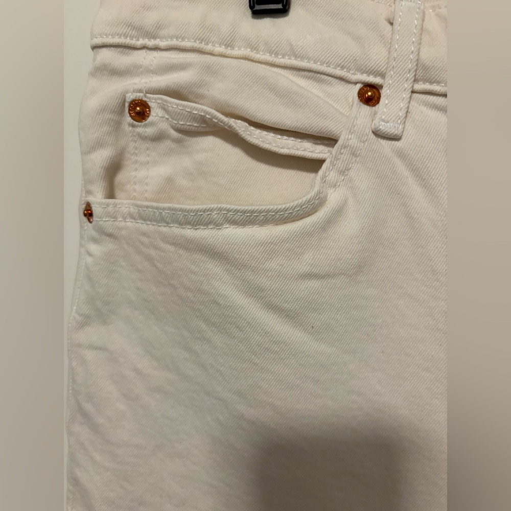 Re/done 70s Stove Pipe Straight Jeans NWT 32 Vintage White - Picture 16 of 16